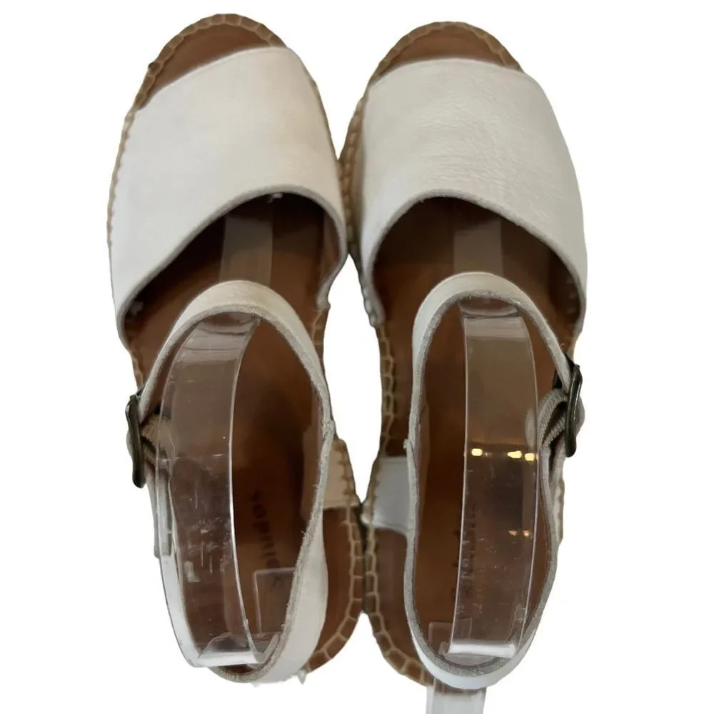 Soludos White Espadrille Sandals